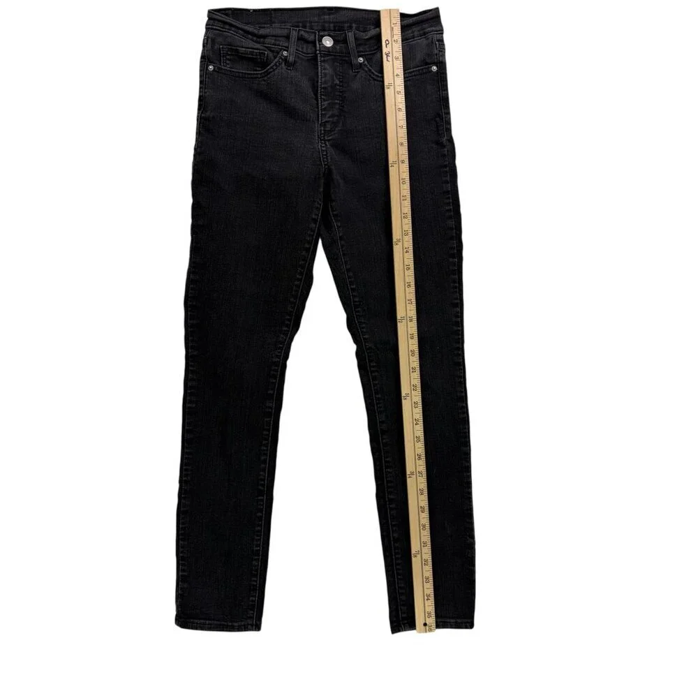 Levi’s 711 Skinny Jeans Women’s Black Wash – Size W27 L28 (US 4) - Picture 15 of 15